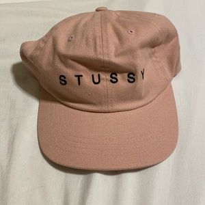 Stussy pink dad hat